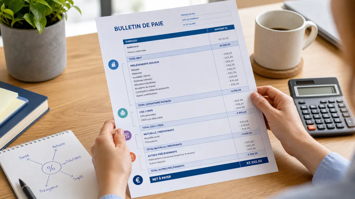 À quoi correspondent les prélèvements sur mon salaire ?
